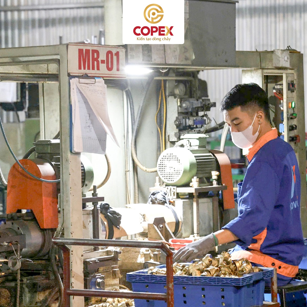 Đồng COPEX đổi mới công nghệ trong sản xuất van vòi ren đồng